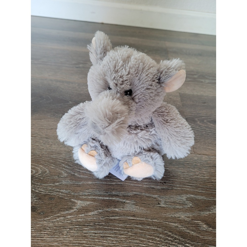 Warmies Gray Elephant Plush Stuffed Animal Microwavable Heated Toy Small #2